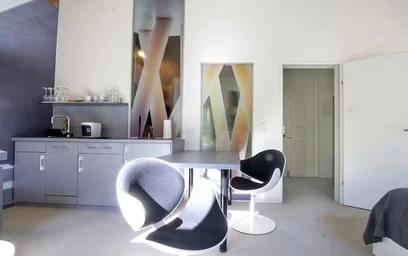 {area} de modern ve aydınlık daire