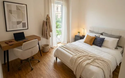 Bright private room in {area}