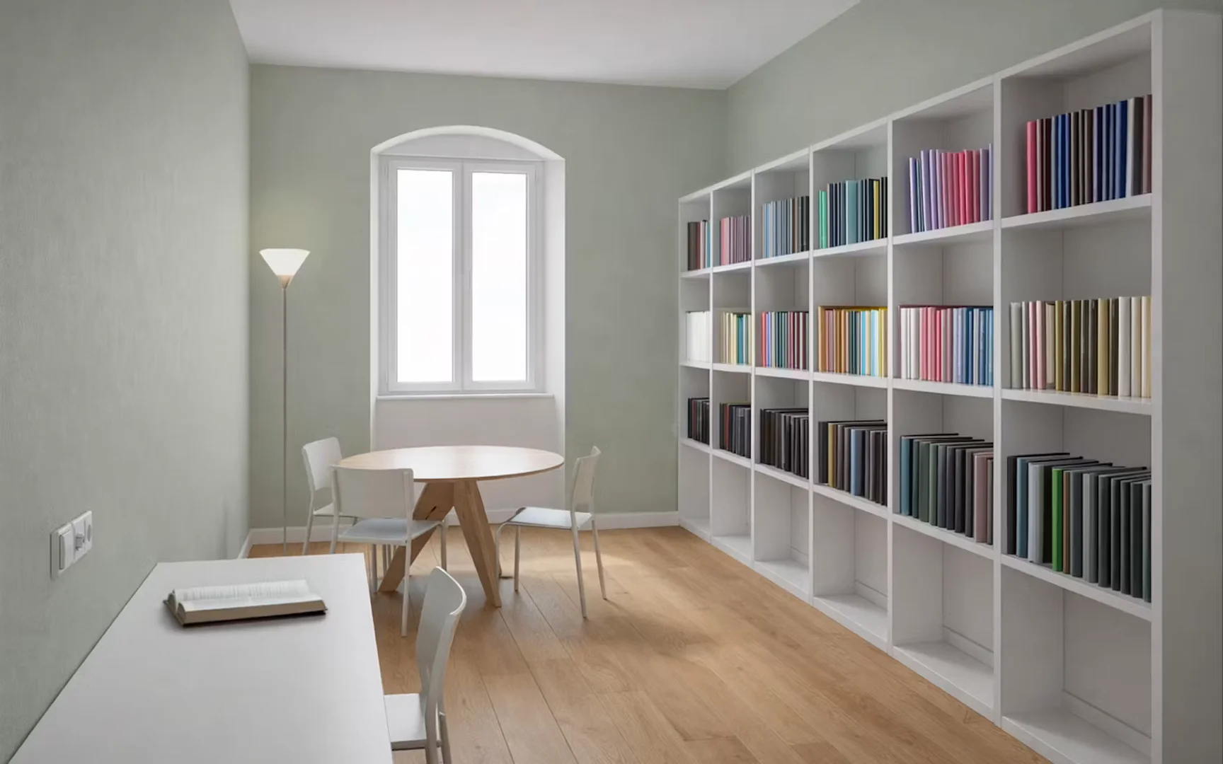 Quarto de estudante confortável e espaçoso em 