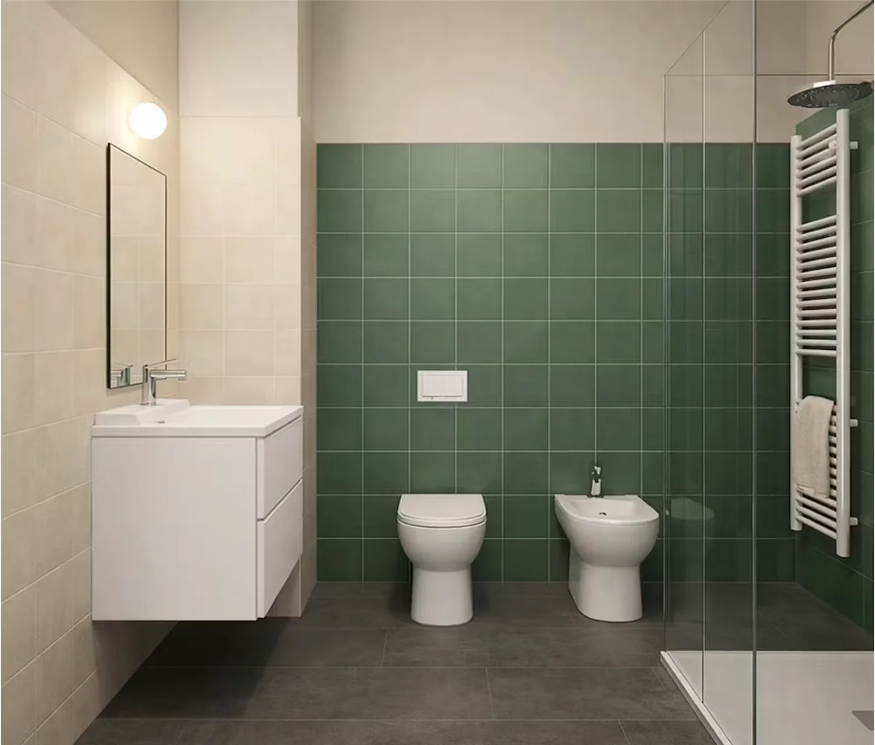Quarto de estudante confortável e espaçoso em 