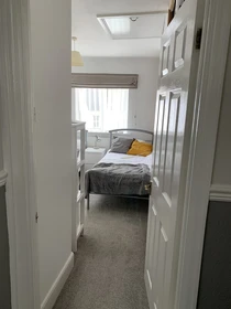 Plymouth de çift kişilik yataklı kiralık oda