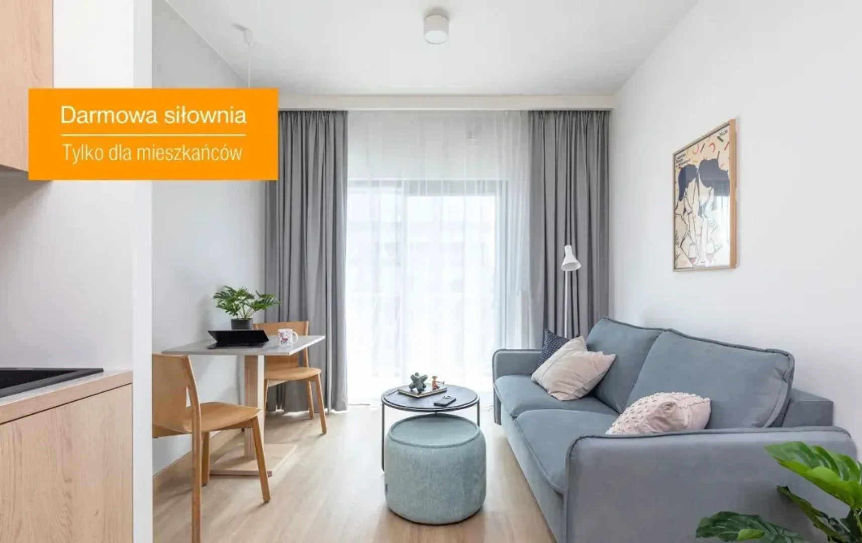Erschwingliche Studiowohnung mit wesentlicher Ausstattung in 