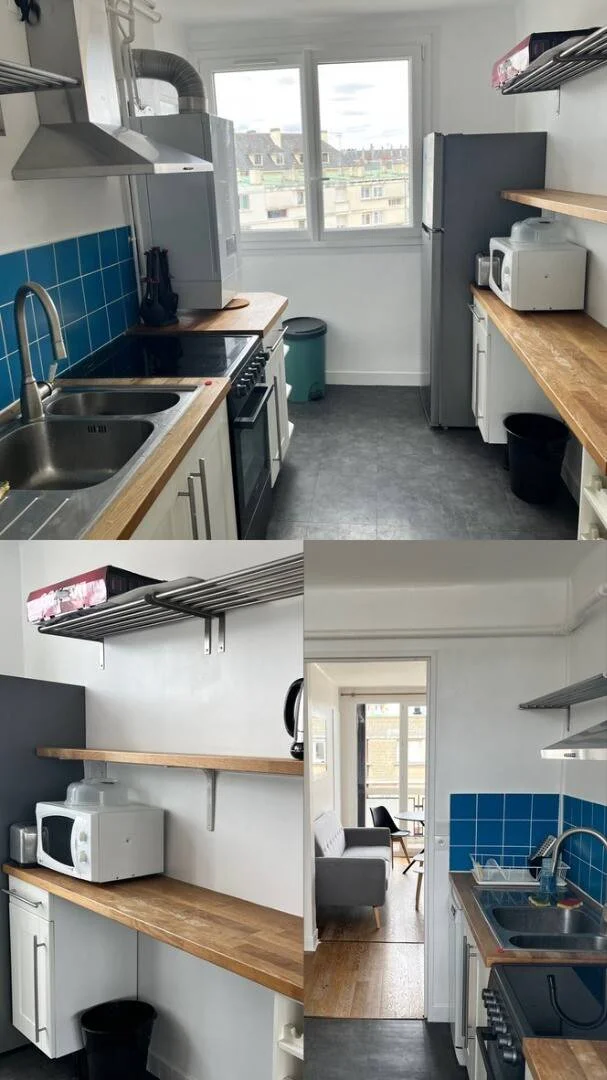 Chambre d'étudiant à  avec espace d'étude et installations communes