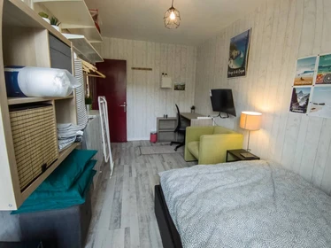 Quarto para alugar com cama de casal em Grenoble