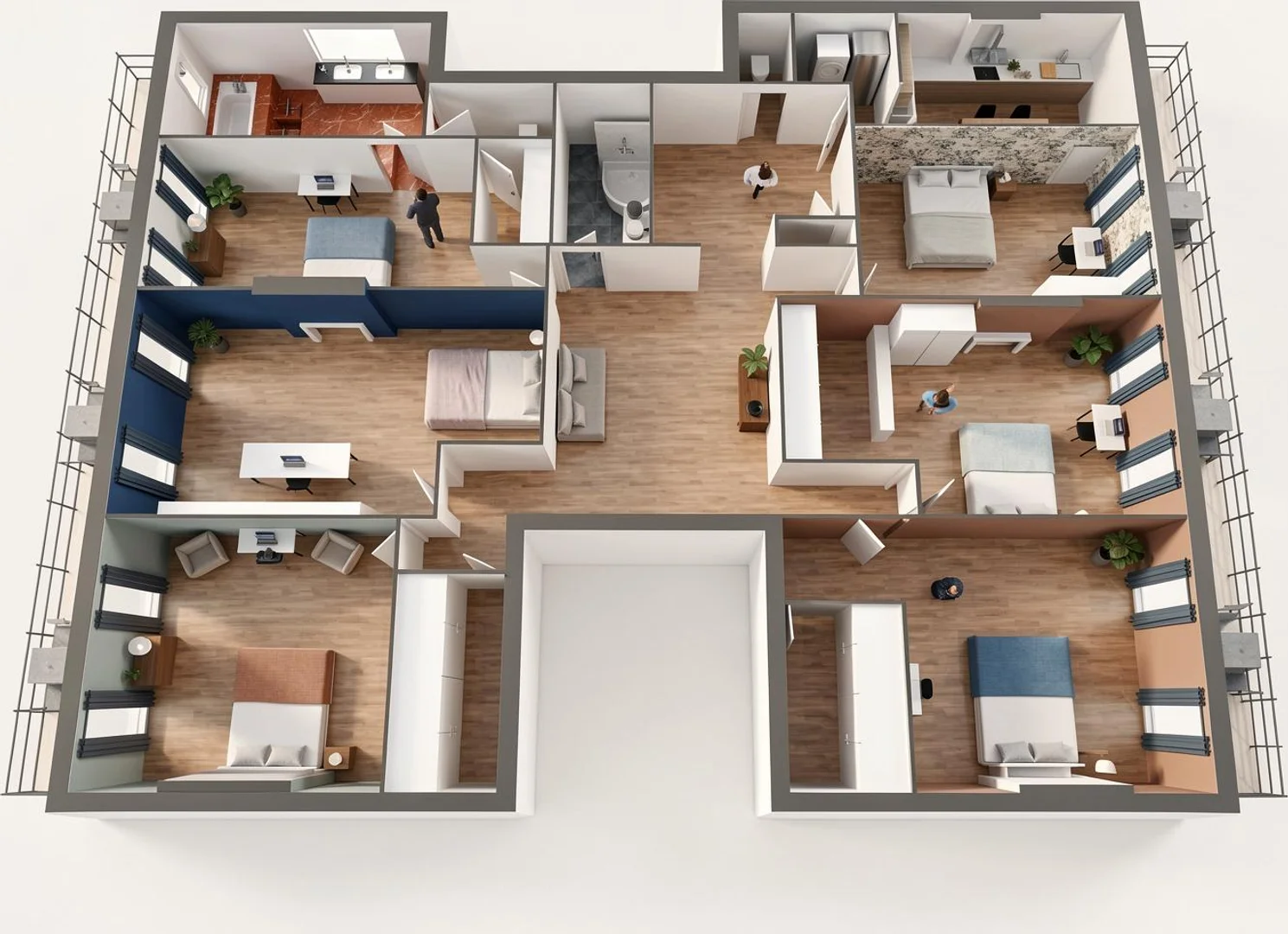 Habitación estudiantil económica con ubicación conveniente en 