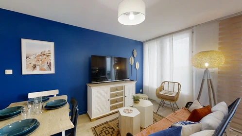 Quarto para alugar num apartamento partilhado em Toulouse