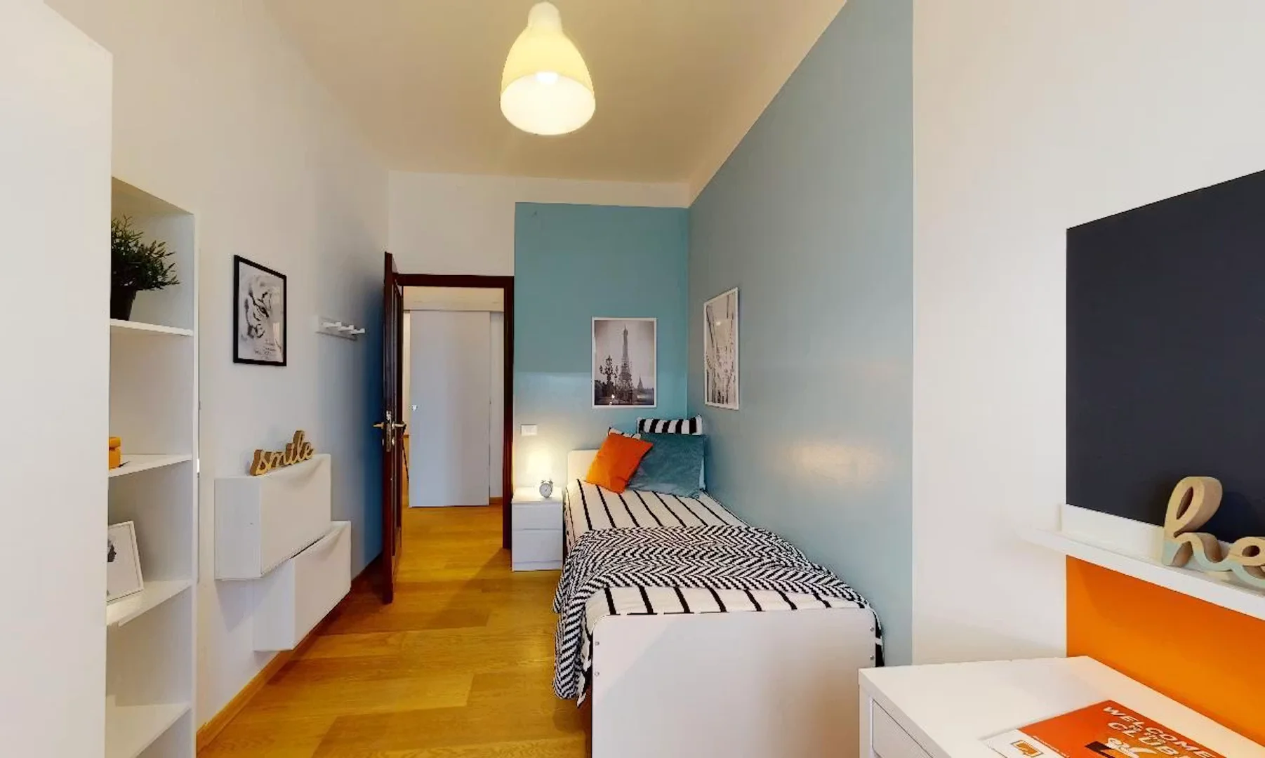 Habitación estudiantil económica con ubicación conveniente en