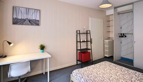 Strasbourg de çift kişilik yataklı kiralık oda