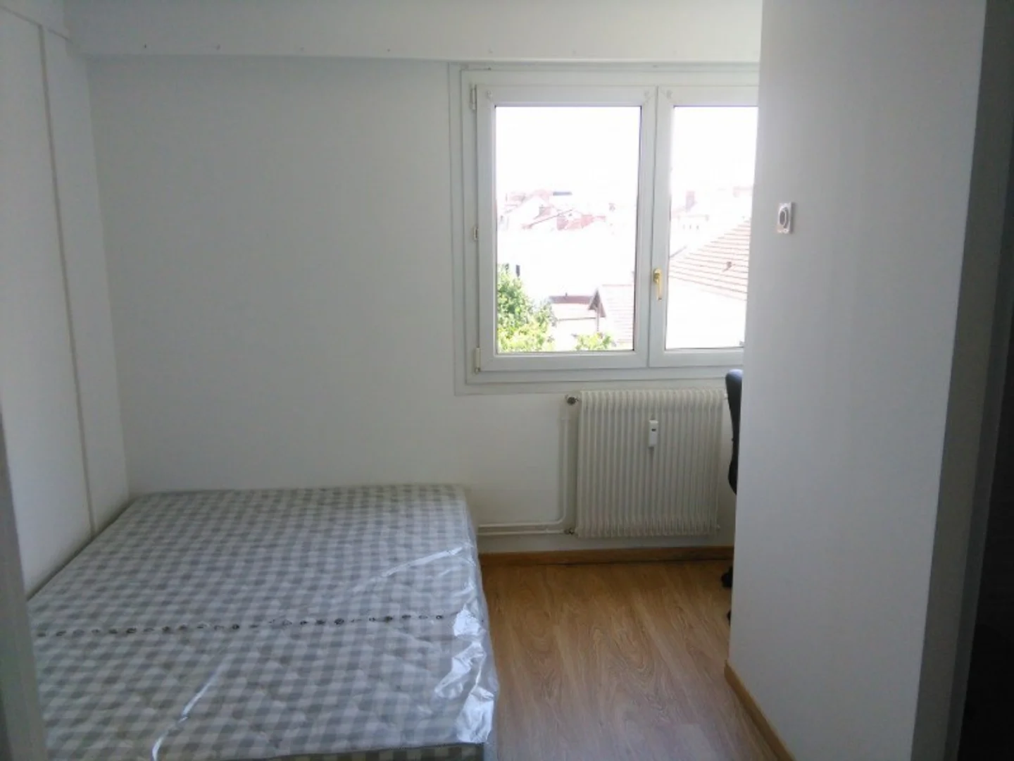 Student room in  with study area and shared facilities