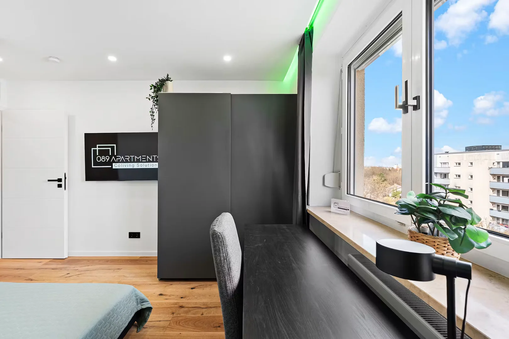 Quarto para alugar em apartamento de estudantes em , totalmente mobilado
