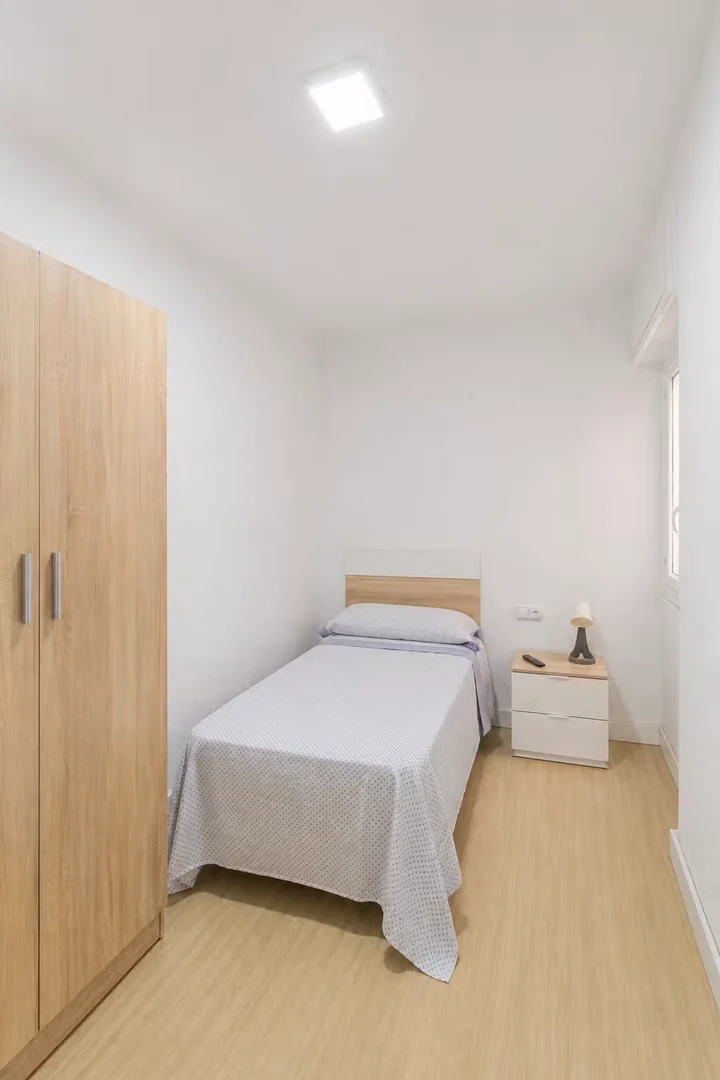 Affordable room for students with ample lighting in 