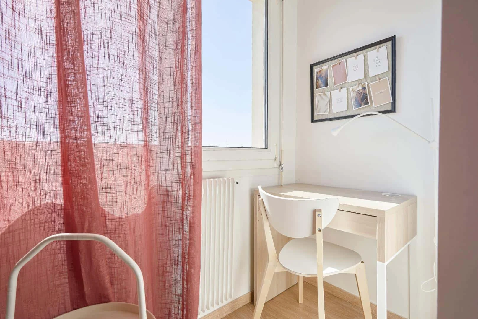 Affordable room for students with ample lighting in 