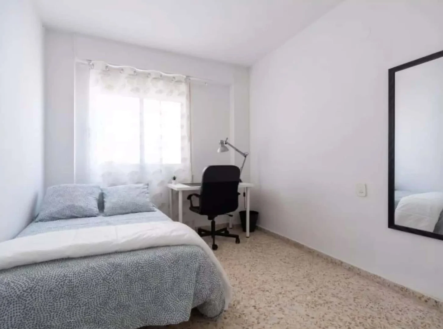 Affordable room for students with ample lighting in