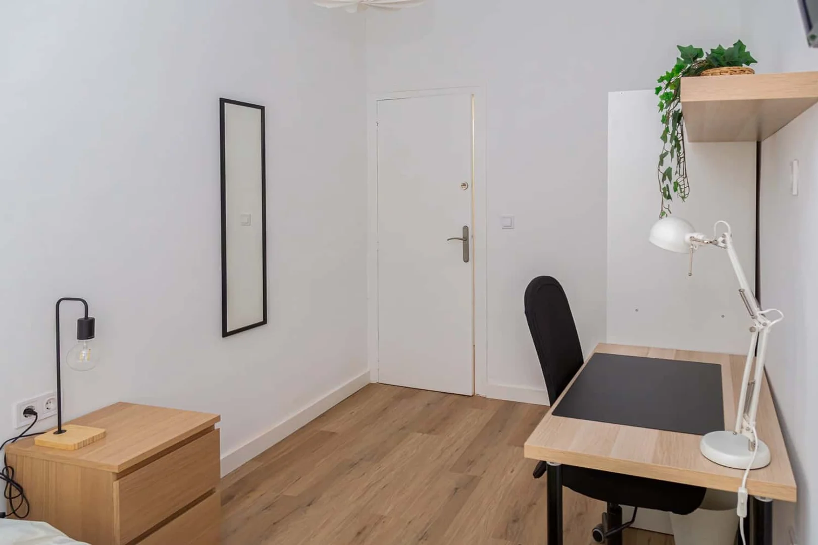 Student room in  with study area and shared facilities