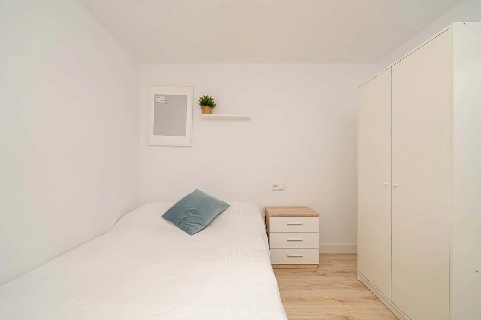 Student room in  with study area and shared facilities