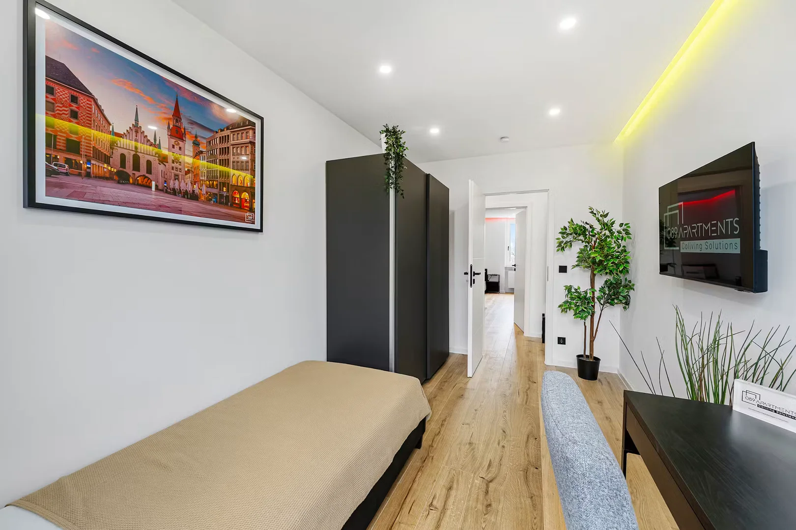 Quarto de estudante económico perto do campus em 