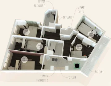 Private room at Les Martinets, Rueil-Malmaison, image 10 of 10