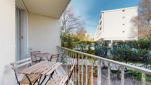 Quarto privado em 199 rue Calvin - Résidence 161 allée François Chatillon Bâtiment F, imagem 11 de 15