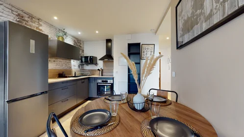Quarto privado em 199 rue Calvin - Résidence 161 allée François Chatillon Bâtiment F, imagem 3 de 15