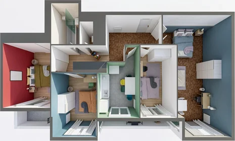 Habitación privada en Chorier-Berriat, Grenoble, imagen 5 de 6