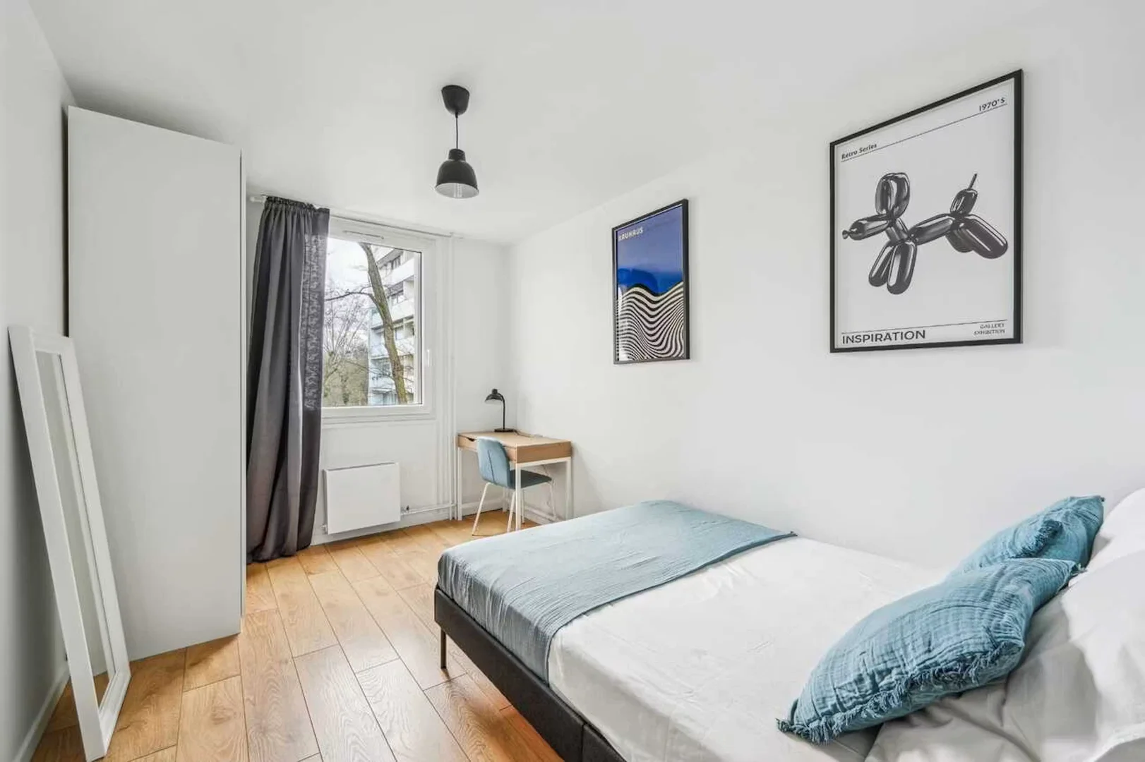 'de öğrenci dairesinde, tamamen mobilyalı kiralık oda
