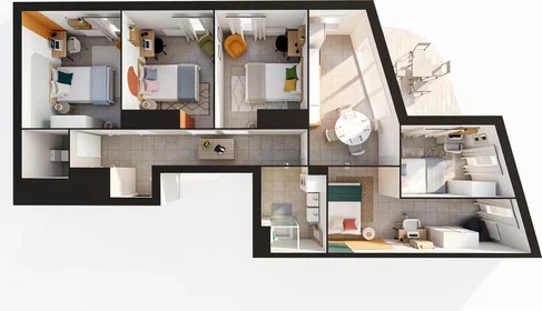 Chambre privée à Cusset-Bonnevay, Villeurbanne, image 8 de 8