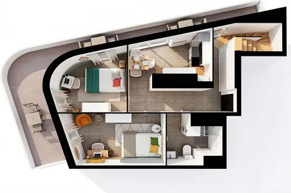 Private room at Cusset-Bonnevay, Villeurbanne, image 7 of 8