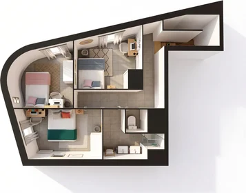 Private room at Cusset-Bonnevay, Villeurbanne, image 8 of 8