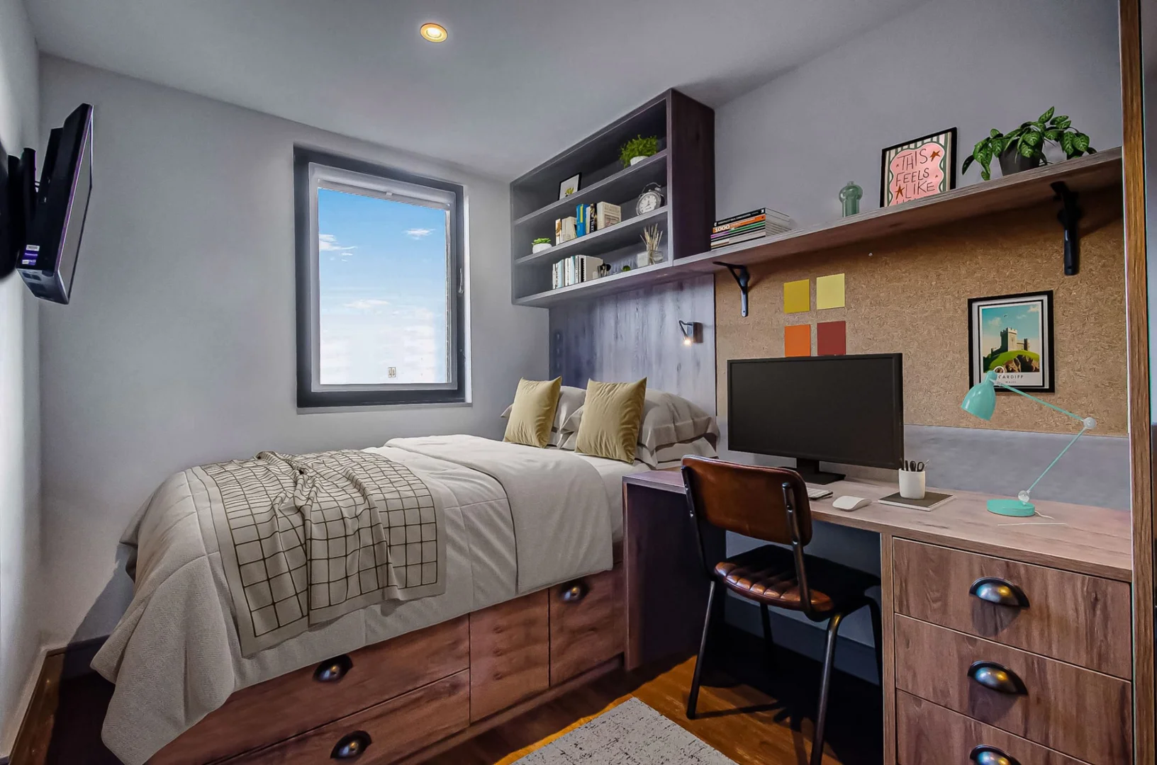 Convenient studio apartment for student living in