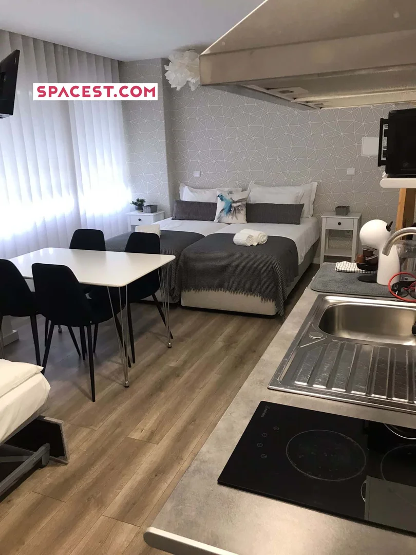 Quarto amigo do estudante em  com comodidades modernas