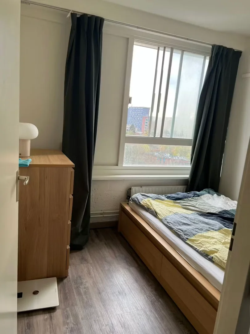 Student room in  with study area and shared facilities