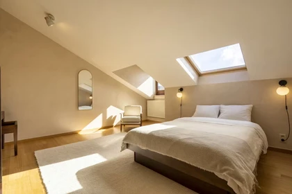 Antwerpen de çift kişilik yataklı kiralık oda
