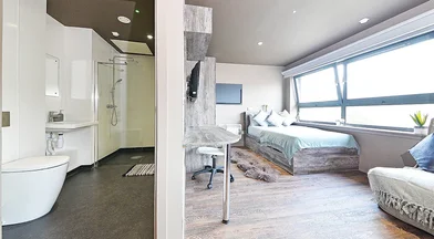 Monolocale in residence in Marketgait Apartments, 2 Johnston St, Dundee DD1 1PJ, United Kingdom, immagine 15 di 18