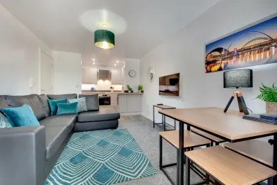 Apartamento moderno y luminoso en Newcastle Upon Tyne