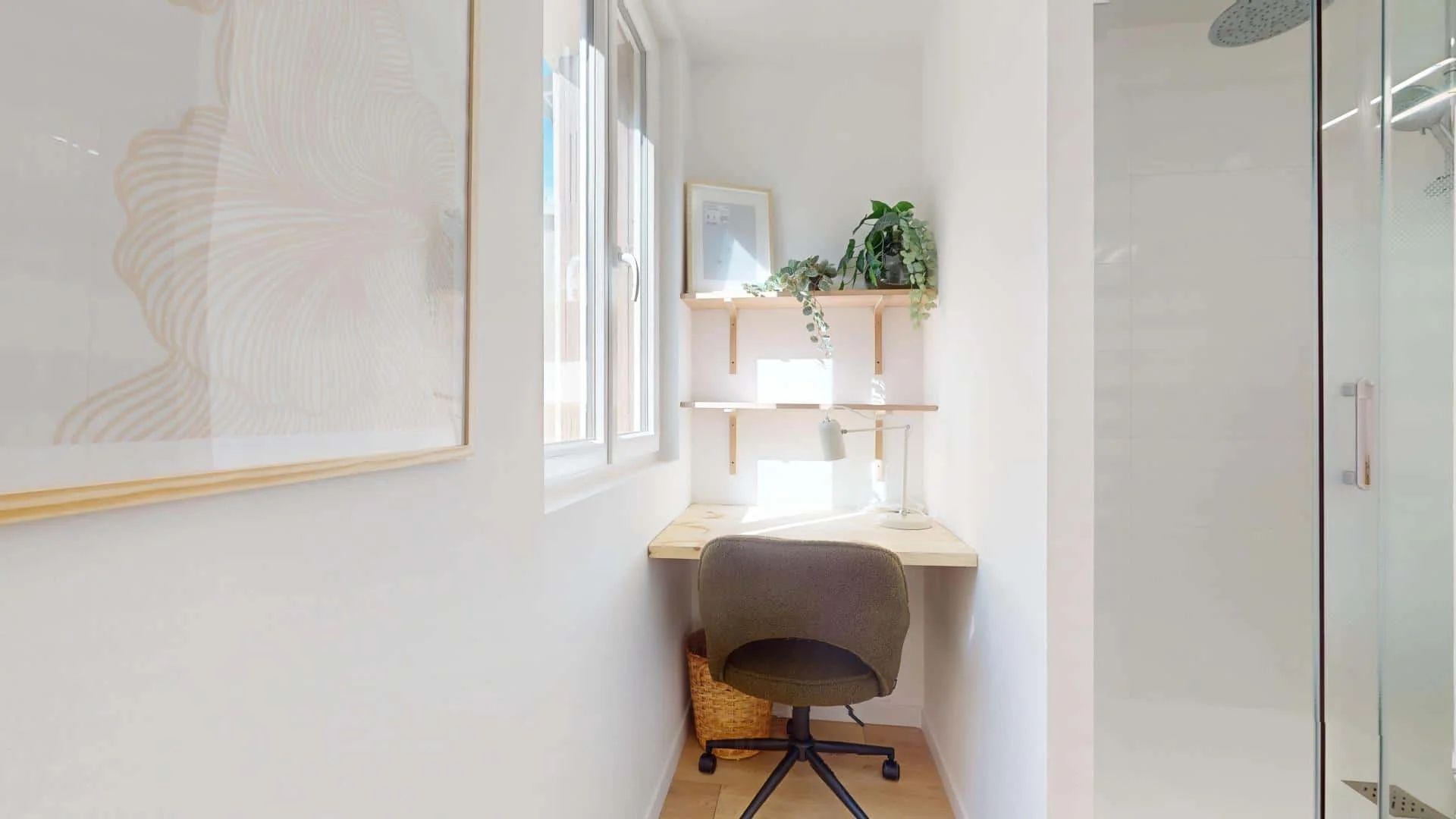 Quarto acolhedor para estudantes disponível em