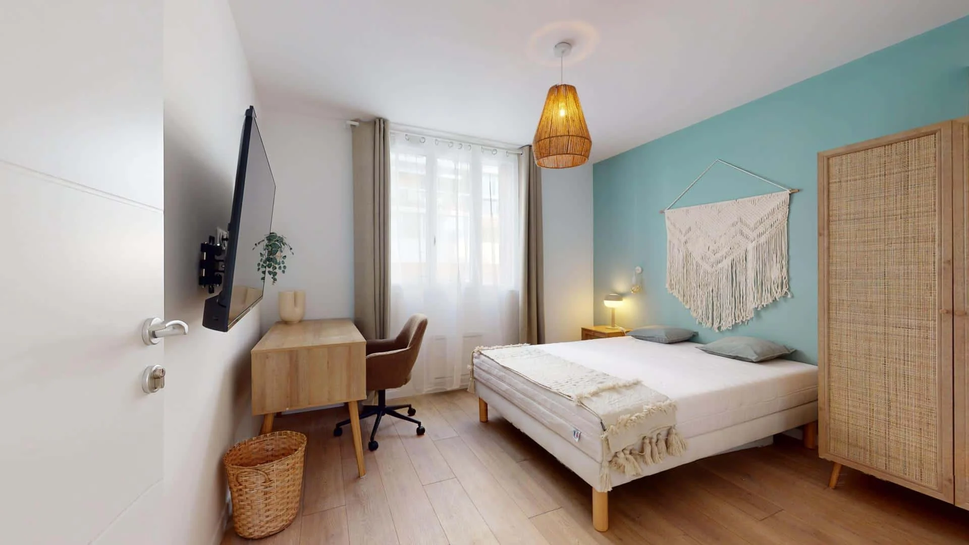 Quarto de estudante económico com localização conveniente em