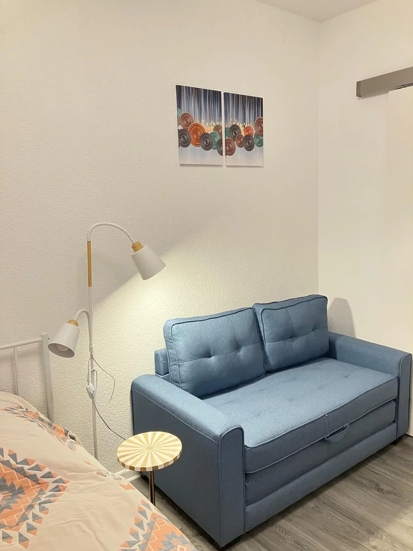 Comfortable and spacious student room in