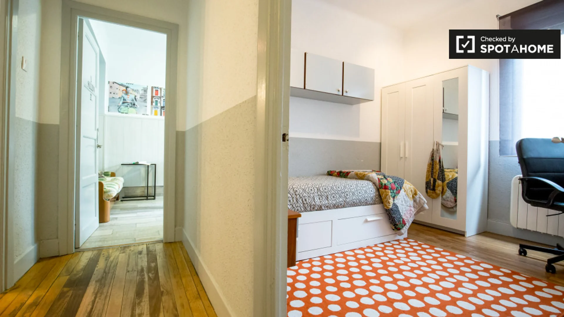 Bezahlbares Zimmer für Studenten mit ausreichender Beleuchtung in 