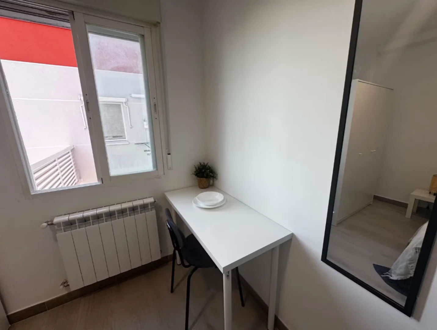 Affordable room for students with ample lighting in