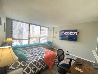 Quarto para alugar ao mês em Chicago