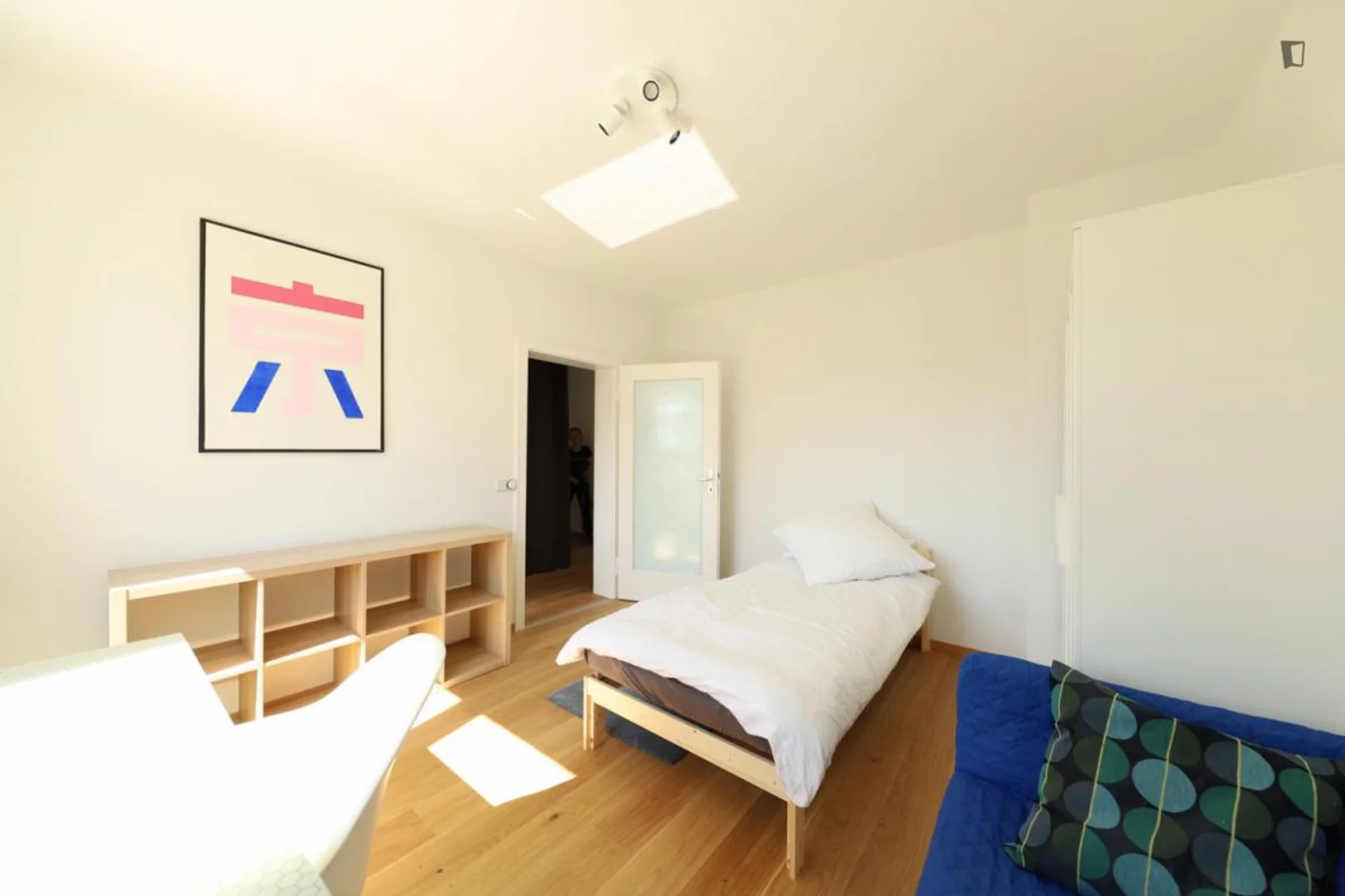 Bezahlbares Zimmer für Studenten mit ausreichender Beleuchtung in 