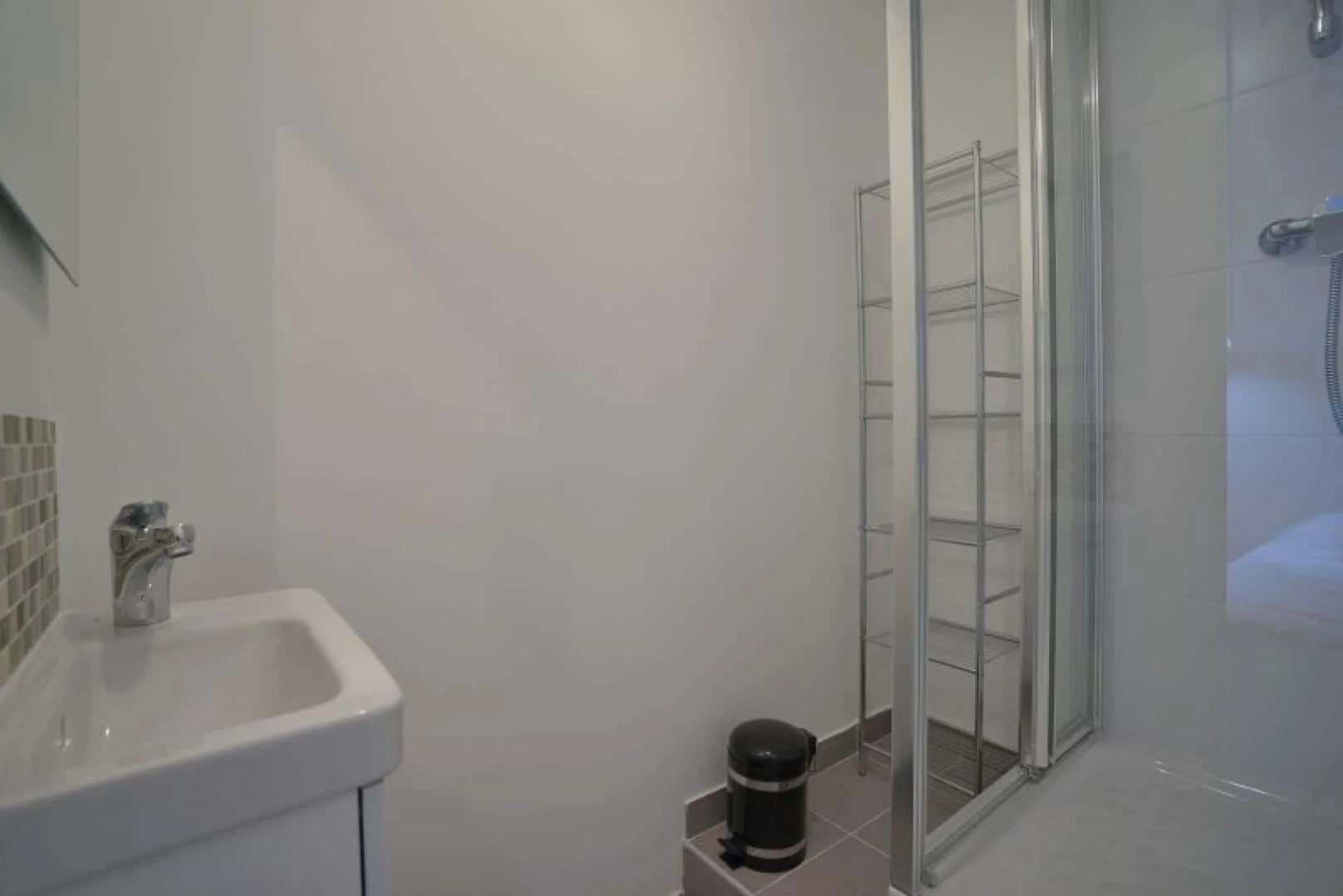 Student room in  with study area and shared facilities