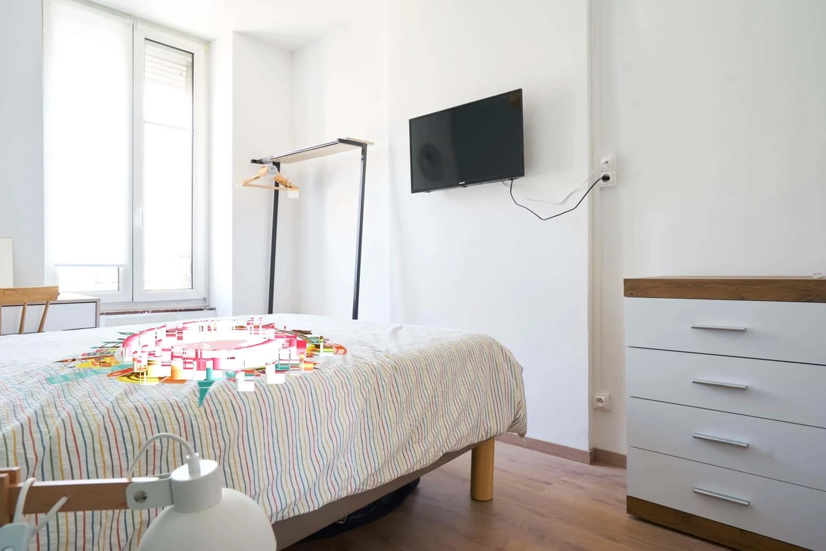 Chambre d'étudiant confortable et spacieuse dans 