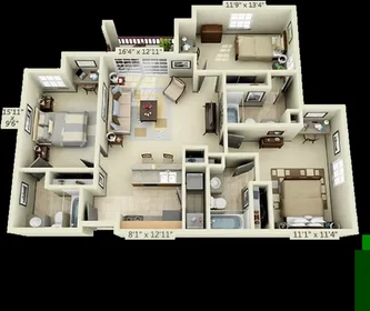 Privatzimmer in der Erskine Street, bild 1 von 32