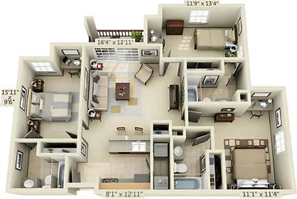 Privatzimmer in der Erskine Street, bild 31 von 32