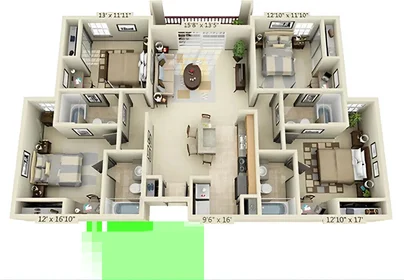 Privatzimmer in der Erskine Street, bild 32 von 32