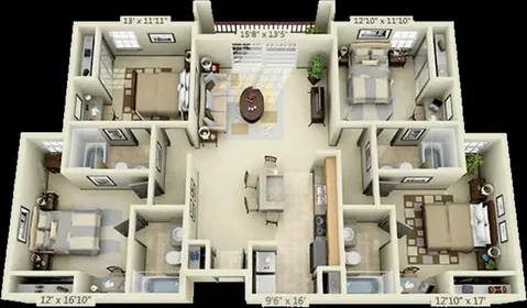 Chambre privée à Erskine Street, image 1 de 10