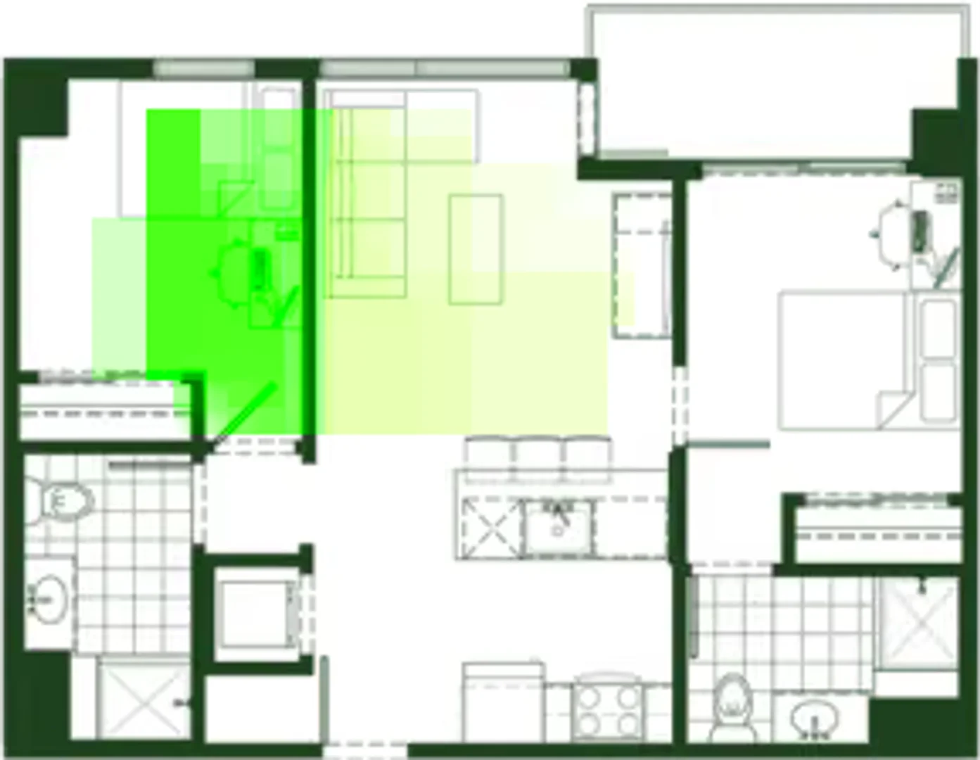 Gemütliches Zimmer für Studenten in 