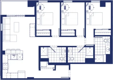 Privatzimmer in der North Tyndall Avenue, bild 2 von 28