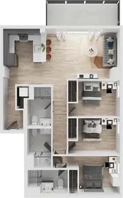 Privatzimmer in der North Tyndall Avenue, bild 3 von 28